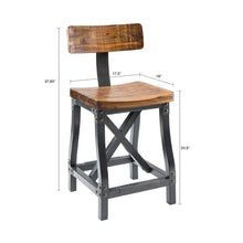 Load image into Gallery viewer, Caseareo Solid Wood Counter Stool MRM3770
