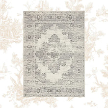 Load image into Gallery viewer, Casey Oriental Area Rug in Cream 3&#39;3&quot; x 5&#39;
