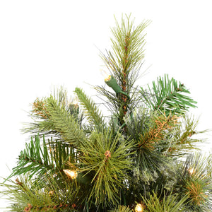 Cashmere Pine 24'' Lighted Artificial Pine Christmas Tree