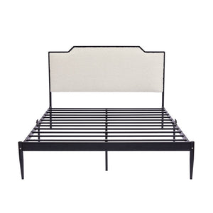 Cashmere Platform Bed with Metal Frame, Full