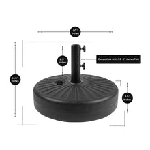 Load image into Gallery viewer, Casimir Round Hard Plastic Free Standing Umbrella Base
