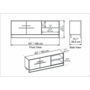 Caspian TV Stand for TVs up to 70"