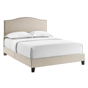 Cassandra Upholstered Low Profile Standard Bed(2466RR)