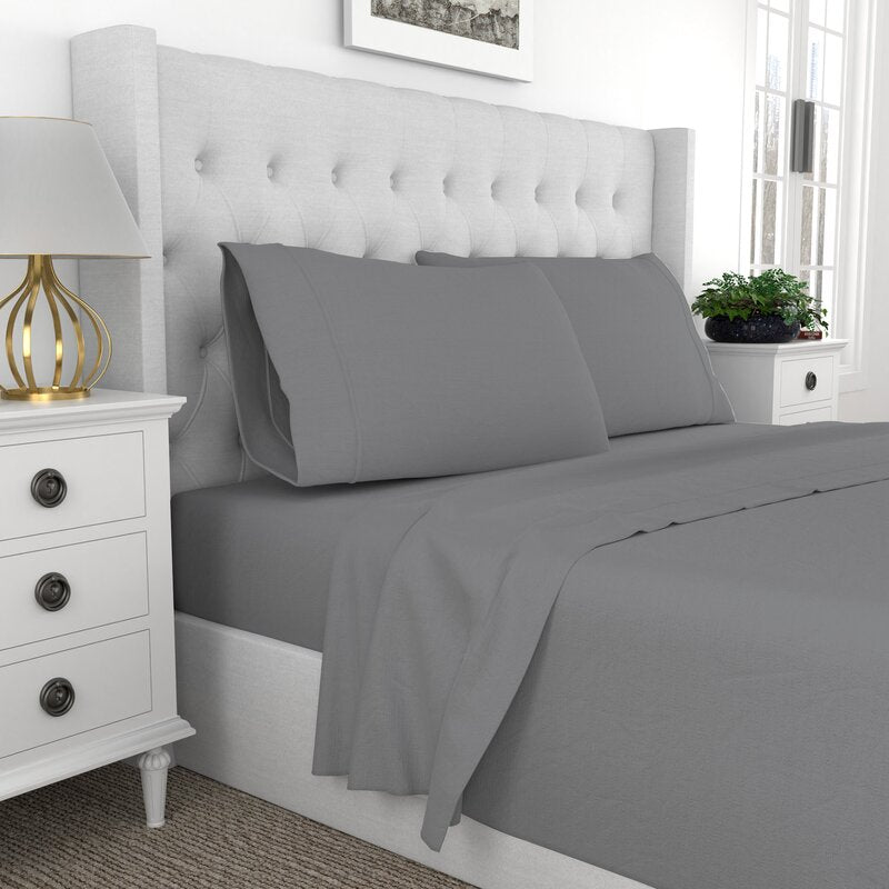 Casserly 400 Thread Count 100% Cotton Percale Sheet Set MRM/GL2635