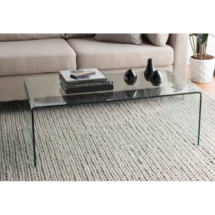 Cassey Coffee Table Clear Glass #2177HW