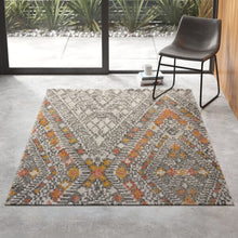 Load image into Gallery viewer, Cassidy Southwestern Handmade Tufted 5  x 8 Tangerine Area Rug 3432RR
