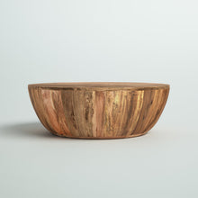 Load image into Gallery viewer, Cassius Solid Wood Drum Coffee Table
