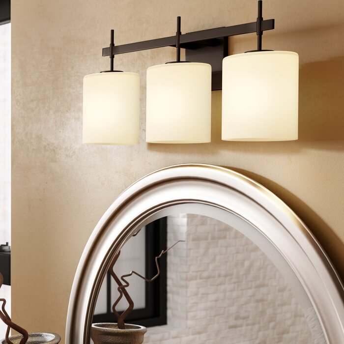 Polished Chrome Casson 3 Light Dimmable Vanity Light