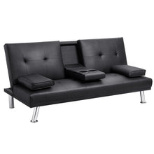 Load image into Gallery viewer, Casta Full Faux Leather Convertible Sofa
