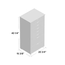 Load image into Gallery viewer, Castaneda 8 Drawer Rolling Storage Chest
