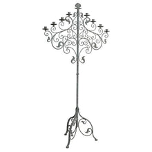 Load image into Gallery viewer, Castle Vecchio Floor Metal Candelabra
