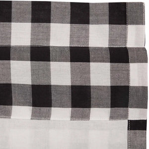 Caulder Check Lined 100% Cotton Checkered Room Darkening Rod Pocket Curtain Panels, 40" x 84" (Set of 2)
