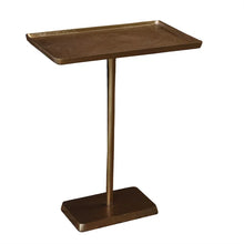 Load image into Gallery viewer, Causey 25.5&#39;&#39; Tall Tray Top Pedestal End Table

