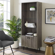 Load image into Gallery viewer, Slate Gray Cavender 68&quot; H x 26&quot; W Standard Bookcase (SB1647)
