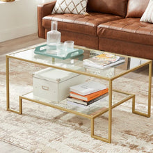 Load image into Gallery viewer, Cayhlin 4 Legs Coffee Table with Storage
