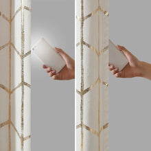 Load image into Gallery viewer, Ceci Polyester Blackout Curtain Panel Set of 2
