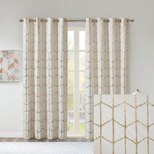 Load image into Gallery viewer, Ceci Polyester Blackout Curtain Panel Set of 2
