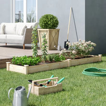 Load image into Gallery viewer, Cedar Raised Garden 17.5 x 96 x 48
