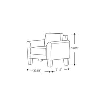 Load image into Gallery viewer, Celestia 33.75&#39;&#39; Wide Armchair OG537

