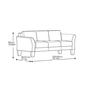 Celestia 78.7'' Flared Arm Sofa
