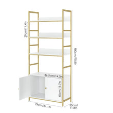 Load image into Gallery viewer, Celinka 70.8&#39;&#39; H x 31.1&#39;&#39; W Bookcase
