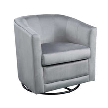 Load image into Gallery viewer, 28&quot; Cemal Upholstered Swivel Barrel Chair
