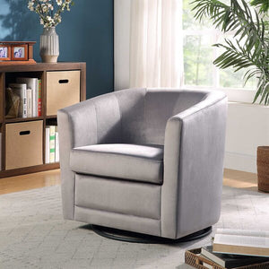 28" Cemal Upholstered Swivel Barrel Chair