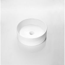 Load image into Gallery viewer, Ceramic Circular Vessel Bathroom Sink with Overflow 3020AH
