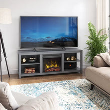Load image into Gallery viewer, Chabalo TV Stand for TVs up to 65&quot; with Fireplace Included
