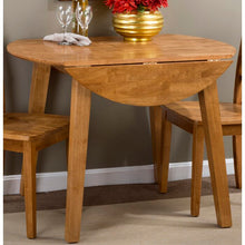 Load image into Gallery viewer, 30&quot;H Chaffin Drop Leaf Acacia Solid Wood Dining Table
