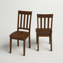 Load image into Gallery viewer, Chaffin Solid Wood Slat Back Side Chair (Set of 2)
