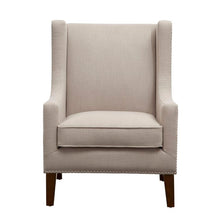 Load image into Gallery viewer, Chagnon Modern Nailhead Wide Wingback Chair
