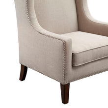 Load image into Gallery viewer, Chagnon Modern Nailhead Wide Wingback Chair
