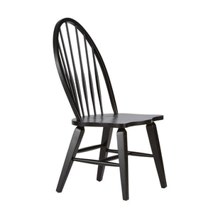 Set of 2 Black Warkentin Dining Chairs, #6488