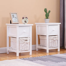 Load image into Gallery viewer, Chalfont 17.7&#39;&#39; Tall 1 - Drawer Nightstand in White (Set of 2)

