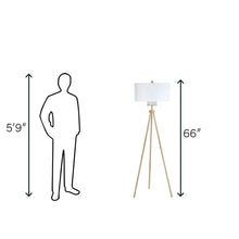 Load image into Gallery viewer, Chameli 66&quot; Tripod Floor Lamp
