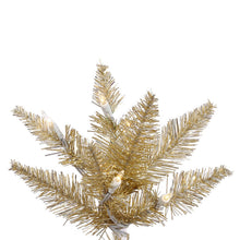 Load image into Gallery viewer, Champagne Fir 3&#39; Lighted Artificial Fir Christmas Tree
