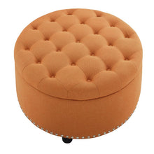 Load image into Gallery viewer, Champlain 30&#39;&#39; Wide Tufted Round Storage Ottoman with Storage, OG305
