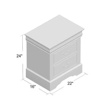 Load image into Gallery viewer, Chanceton 24&#39;&#39; Tall 2 - Drawer Nightstand
