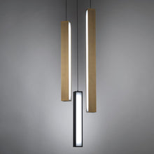 Load image into Gallery viewer, Aged Bronze/Black Chaos 3 - Light Cluster Square LED Pendant 2999AH
