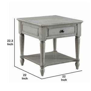 Chaparro 22.3'' Tall End Table with Storage