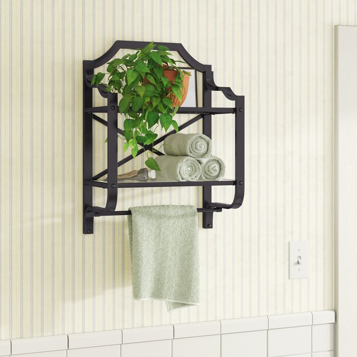 Chapdelaine Metal Wall Mounted Bathroom Shelves