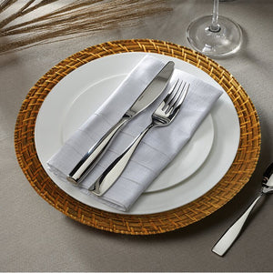 4 Piece Charger set (Set of 4), Color: Brown, #6475