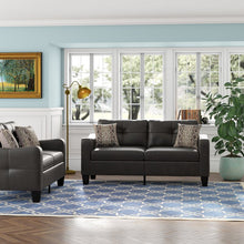 Load image into Gallery viewer, Charli 2 Piece Faux Leather Living Room Set 6312RR-OB (2 BOXES)
