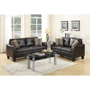Charli 2 Piece Faux Leather Living Room Set 6312RR-OB (2 BOXES)