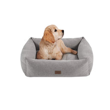 Load image into Gallery viewer, Charlie 4-Sided Bolster with Removable Cover (gray) AP22
