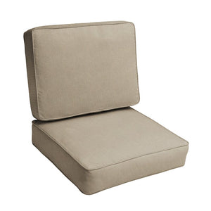 Charlton Home® 2 - Piece Outdoor Sunbrella® Seat/Back Cushion 23.5'' W x 23'' D