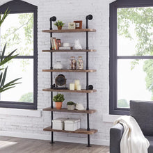 Load image into Gallery viewer, Charter 78.5&#39;&#39; H x 31.5&#39;&#39; W Iron Ladder Bookcase
