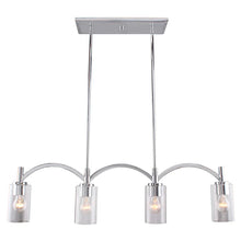 Load image into Gallery viewer, Chasity 4 - Light Kitchen Island Linear Pendant
