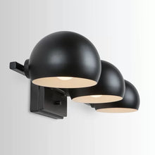 Load image into Gallery viewer, Chea 3 - Light Dimmable Matte Black Vanity Light
